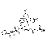 N-Benzoyl-3’-O-[bis(4-methoxyphenyl)(phenyl)methyl]-5’-O-(3-carboxypropanoyl)-2’-O-methyladenosine