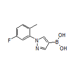 1-(5-Fluoro-2-methylphenyl)pyrazole-4-boronic Acid