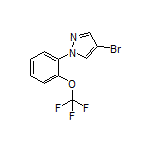 4-Bromo-1-[2-(trifluoromethoxy)phenyl]pyrazole