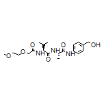 (S)-N-[(S)-1-[[4-(Hydroxymethyl)phenyl]amino]-1-oxopropan-2-yl]-2-[2-(2-methoxyethoxy)acetamido]-3-methylbutanamide