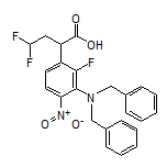 2-[3-(Dibenzylamino)-2-fluoro-4-nitrophenyl]-4,4-difluorobutanoic Acid