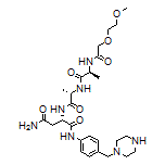 (S)-2-[(9S,12S)-9,12-Dimethyl-7,10-dioxo-2,5-dioxa-8,11-diazatridecanamido]-N1-[4-(piperazin-1-ylmethyl)phenyl]succinamide