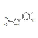 1-(3-Chloro-4-methylphenyl)pyrazole-4-boronic Acid