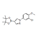 1-(3-Chloro-4-methoxyphenyl)pyrazole-4-boronic Acid Pinacol Ester