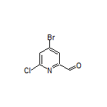 4-Bromo-6-chloropicolinaldehyde