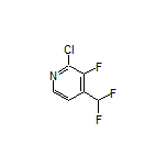 2-Chloro-4-(difluoromethyl)-3-fluoropyridine