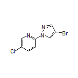 2-(4-Bromo-1-pyrazolyl)-5-chloropyridine