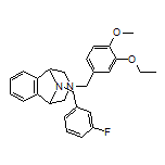 3-(3-Ethoxy-4-methoxybenzyl)-10-(3-fluorobenzyl)-2,3,4,5-tetrahydro-1H-1,5-epiminobenzo[d]azepine