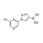 1-(6-Chloro-2-pyrazinyl)pyrazole-4-boronic Acid