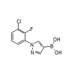 1-(3-Chloro-2-fluorophenyl)pyrazole-4-boronic Acid