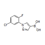 1-(5-Chloro-2-fluorophenyl)pyrazole-4-boronic Acid