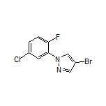 4-Bromo-1-(5-chloro-2-fluorophenyl)pyrazole