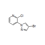 3-(4-Bromo-1-pyrazolyl)-2-chloropyridine