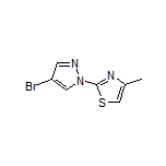 2-(4-Bromo-1-pyrazolyl)-4-methylthiazole