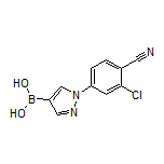 1-(3-Chloro-4-cyanophenyl)pyrazole-4-boronic Acid