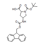 4-(Fmoc-amino)-1-Boc-pyrrolidine-2-carboxylic Acid