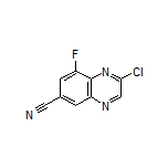 2-Chloro-8-fluoroquinoxaline-6-carbonitrile