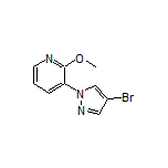3-(4-Bromo-1-pyrazolyl)-2-methoxypyridine