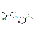 1-(4-Nitropyridin-2-yl)pyrazole-4-boronic Acid
