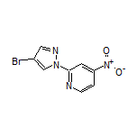 2-(4-Bromo-1-pyrazolyl)-4-nitropyridine