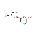 3-(4-Bromo-1-pyrazolyl)-5-chloropyridine