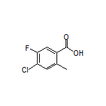 4-Chloro-5-fluoro-2-methylbenzoic Acid