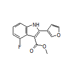 Methyl 4-Fluoro-2-(furan-3-yl)-1H-indole-3-carboxylate