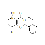 Ethyl 3-(Benzyloxy)-1-hydroxy-4-oxo-1,4-dihydropyridine-2-carboxylate