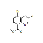 Methyl 5-Bromo-3-iodoquinoline-8-carboxylate