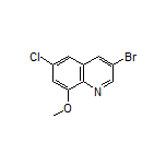 3-Bromo-6-chloro-8-methoxyquinoline