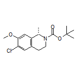 (S)-2-Boc-6-chloro-7-methoxy-1-methyl-1,2,3,4-tetrahydroisoquinoline
