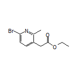 Ethyl 2-(6-Bromo-2-methylpyridin-3-yl)acetate