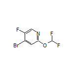 4-Bromo-2-(difluoromethoxy)-5-fluoropyridine