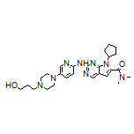 7-Cyclopentyl-2-[[5-[4-(3-hydroxypropyl)-1-piperazinyl]-2-pyridyl]amino]-N,N-dimethyl-7H-pyrrolo[2,3-d]pyrimidine-6-carboxamide