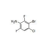 3-Bromo-4-chloro-2-fluoro-6-iodoaniline