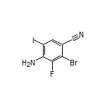 4-Amino-2-bromo-3-fluoro-5-iodobenzonitrile
