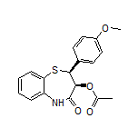 (2S,3S)-2-(4-Methoxyphenyl)-4-oxo-2,3,4,5-tetrahydrobenzo[b][1,4]thiazepin-3-yl Acetate