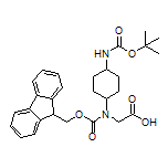 2-[Fmoc-[4-(Boc-amino)cyclohexyl]amino]acetic Acid