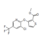 Methyl 3-[[3-Chloro-5-(trifluoromethyl)pyridin-2-yl]oxy]thiophene-2-carboxylate