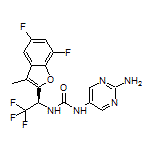 (R)-1-(2-Aminopyrimidin-5-yl)-3-[1-(5,7-difluoro-3-methylbenzofuran-2-yl)-2,2,2-trifluoroethyl]urea