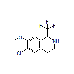 6-Chloro-7-methoxy-1-(trifluoromethyl)-1,2,3,4-tetrahydroisoquinoline