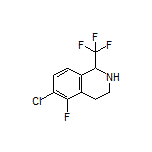 6-Chloro-5-fluoro-1-(trifluoromethyl)-1,2,3,4-tetrahydroisoquinoline
