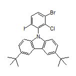 9-(3-Bromo-2-chloro-6-iodophenyl)-3,6-di-tert-butyl-9H-carbazole