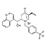 (1S,2S,4S,5R)-2-[(R)-Hydroxy(quinolin-4-yl)methyl]-1-[4-(trifluoromethyl)benzyl]-5-vinylquinuclidin-1-ium Bromide