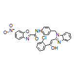 (Z)-N-[4-[[2-[2-(2-Chlorophenyl)-2-hydroxyvinyl]-1-benzimidazolyl]methyl]phenyl]-6-nitrobenzo[d]oxazole-2-carboxamide