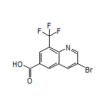 3-Bromo-8-(trifluoromethyl)quinoline-6-carboxylic Acid