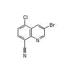 3-Bromo-5-chloroquinoline-8-carbonitrile