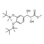 Methyl (2R,3S)-3-[3,4-Bis[(tert-butyldimethylsilyl)oxy]phenyl]-2,3-dihydroxypropanoate