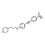 4-[3-[4-[(4-Nitrophenyl)ethynyl]phenoxy]propyl]morpholine