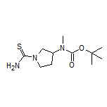 3-[Boc(methyl)amino]pyrrolidine-1-carbothioamide